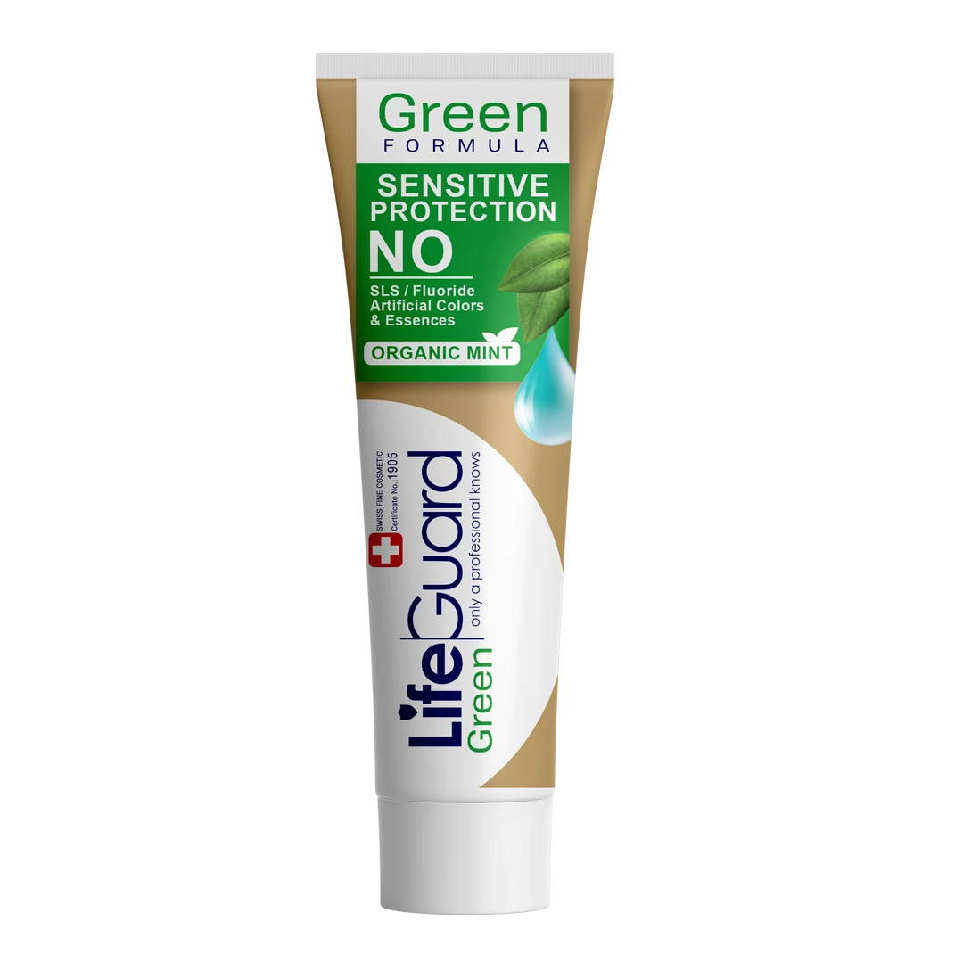 خمیر دندان محافظ دندان و لثه حساس گرین برند لایف گارد با حجم 100 گرم