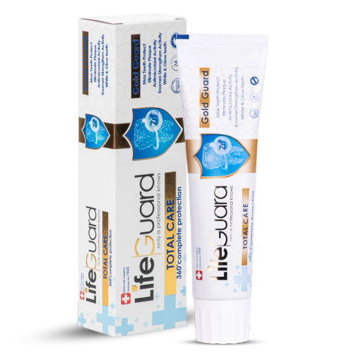 خمیر دندان توتال (Gold Guard) برند لایف گارد با حجم 120 گرم