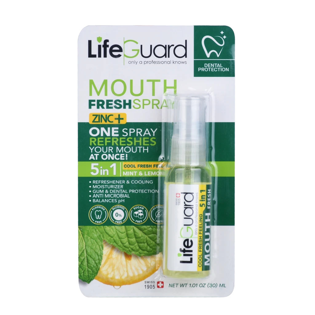 خوشبوکننده دهان با طعم نعناع و لیمو لایف‌ گارد